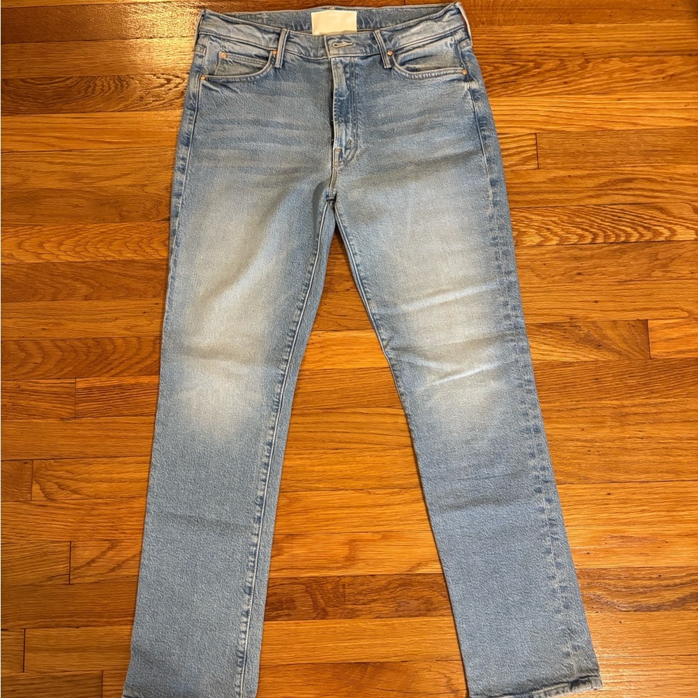 MOTHER Women’s Faded Blue Slim Jeans